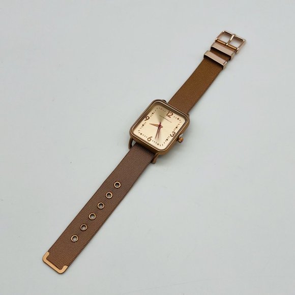 Isaac Mizrahi Live Watch with Set of 3 Interchangeable Straps Rosetone main image 4